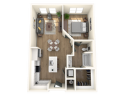 Celestial - Alt floor plan Apollo Apartments