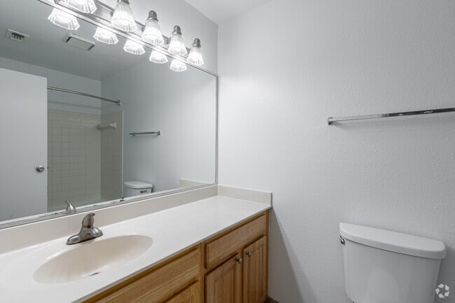 3 BR, 2 BA - 1272SF - First Bathroom - Greens at Schumaker Pond