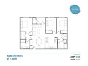 C1 3 bed, 2 bath