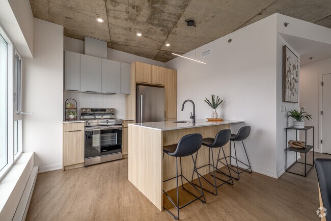 1 chambre, 1 salle de bain - 94 m² - Cuisine - Le Celtis