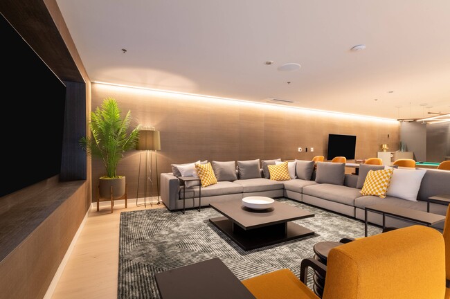 Watch the big game or a movie in the Game Lounge
