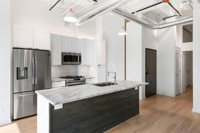 Kitchen 301 - 209 North Morgan St Apartments