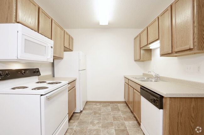 2 Bedroom Upgrade - Kitchen - Orchid Place Apartments