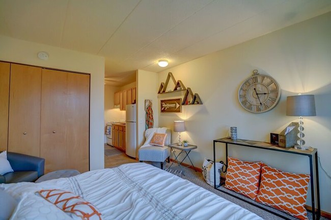 Updated Studio- Living Area - University Bay