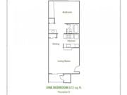 1BR/1BA