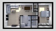 One bedroom