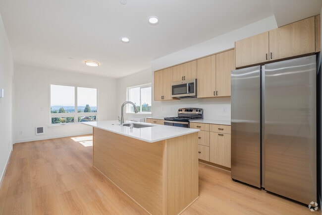 1BR, 1BA - 642SF - Kitchen