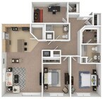 The Denali 3B/2B Floorplan