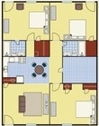 3BR/2BA