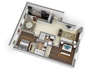 Two Bedroom Two Bathroom