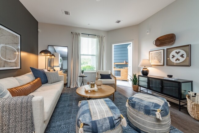 Apartment Living Area - The Point at Kingston