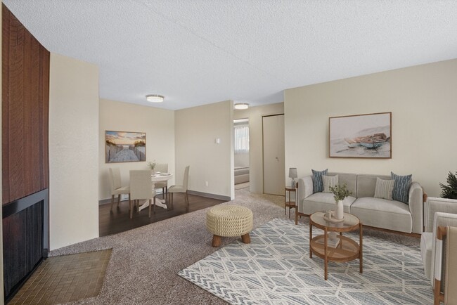 2x1 - Living Room - The Lakes Apartments