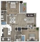 Two Bedroom Floor Plan