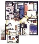 2BR/1BA