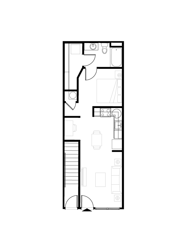Floor Plan - Studio Grand Courtyard
