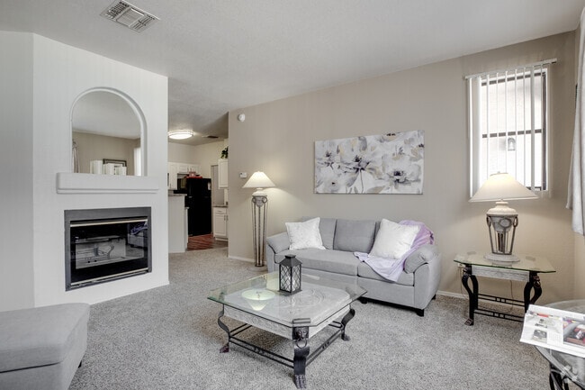 2BR, 2BA - 1,090SF - The Polo Club