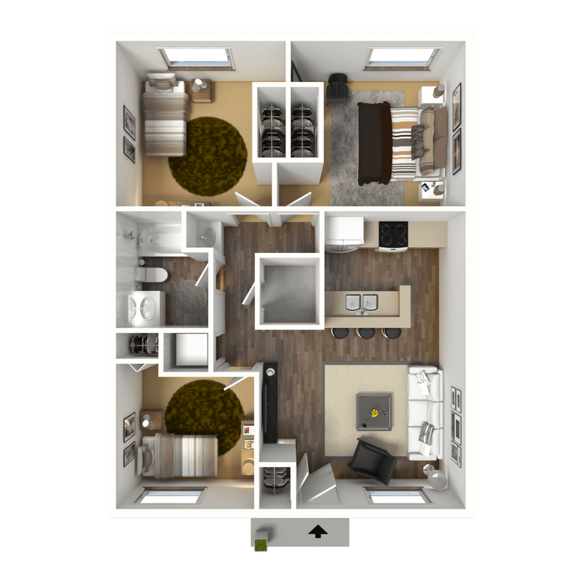 Floor Plan - 3x1L