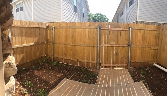 Townhome Patio Area