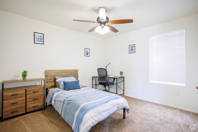 2BD, 2BA - 910SF - Secondary Bedroom