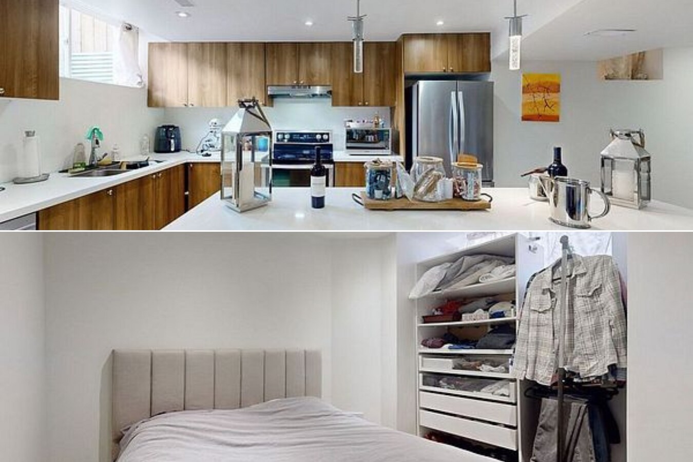 Photo - Furnished 1-Bedroom Basement Apartment with Balcony & 2 Parking – Brampton Unit 2