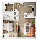 A8 ALT floor plan The Seventeen Hundred on East