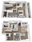 B1L floor plan Rivette Tower