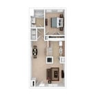 The Clifton - 1 Bed, 1 Bath, 761 sq. ft.