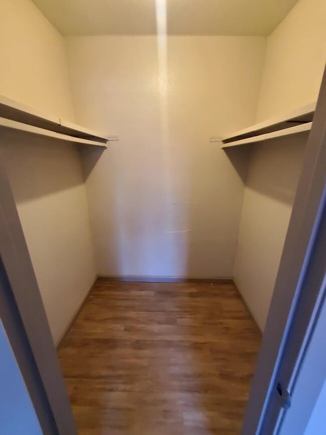 Renovated walk-in closet