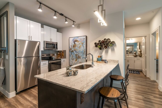 Cocina moderna - Cypress at Trinity Groves Apartamentos