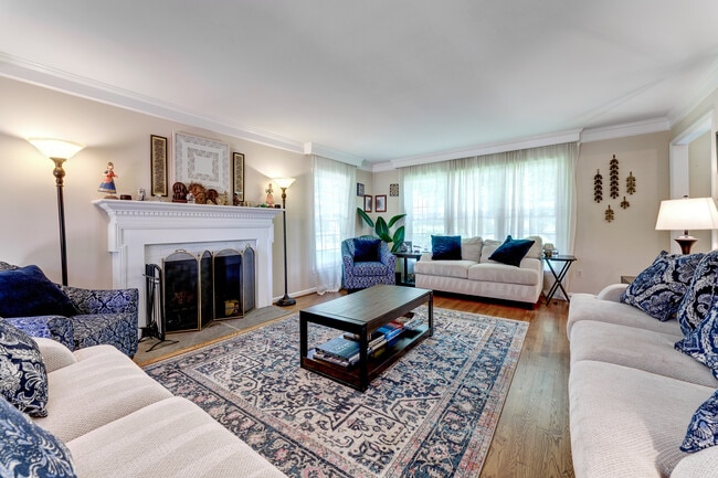 Embassy-sized Living Room with wood-burning fireplace! - 10108 Donegal Ct