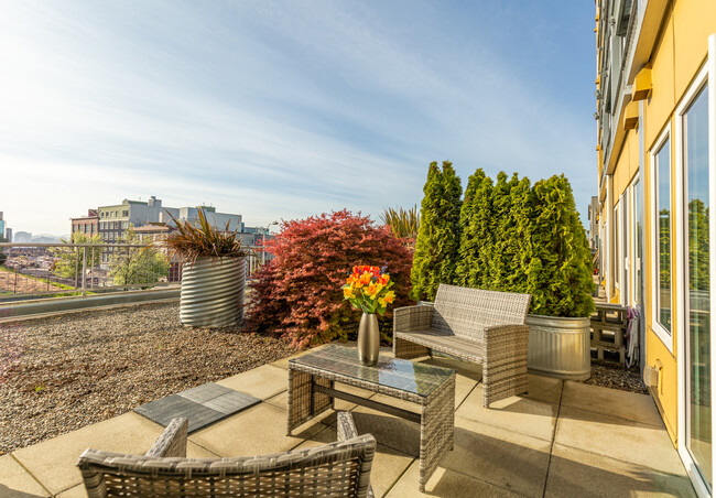 Private open sky terrace - 2440 Western Ave Condo Unit 414