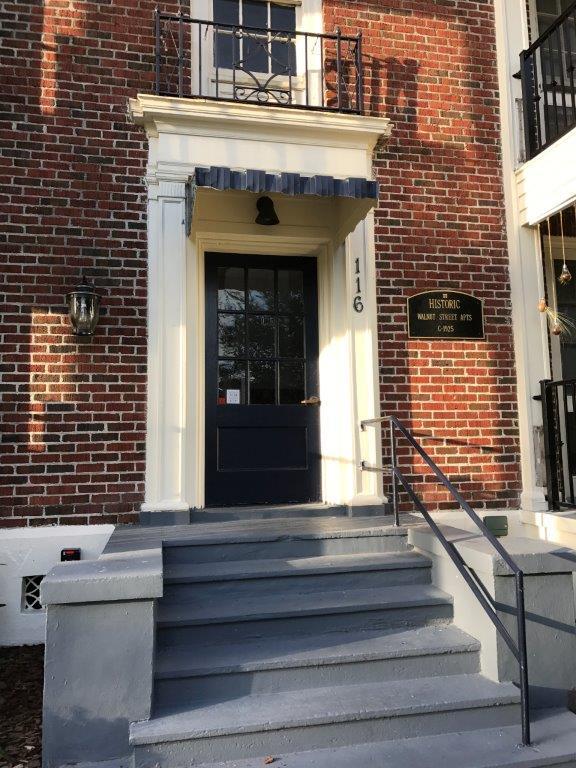 Secured Entrance - Walnut Apartments