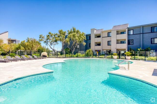 Pool Area - 4200 Paradise Apartments