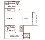 1 Bedroom - B
