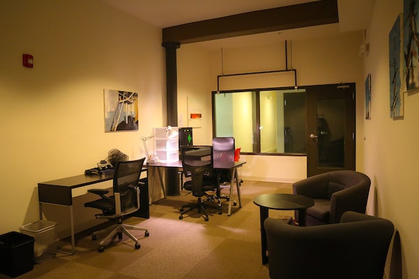 Resource room, complete with printers - Union Mill