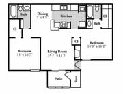 2BR/2BA