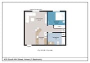 1 Bedroom Floor Plan