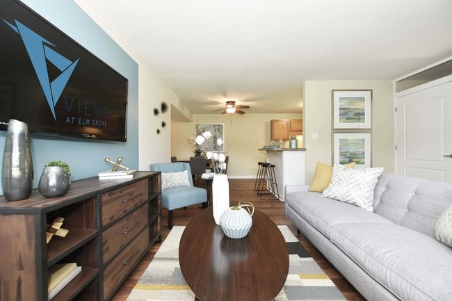 2-BR 1-BA 1,008 SF Living Room