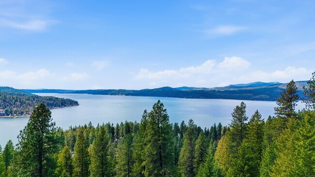 2BR, 2BTH Executive Log Cabin Living Overlooking Carlin Bay on Lake Coeur d'Alene