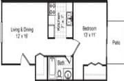 1BR/1BA