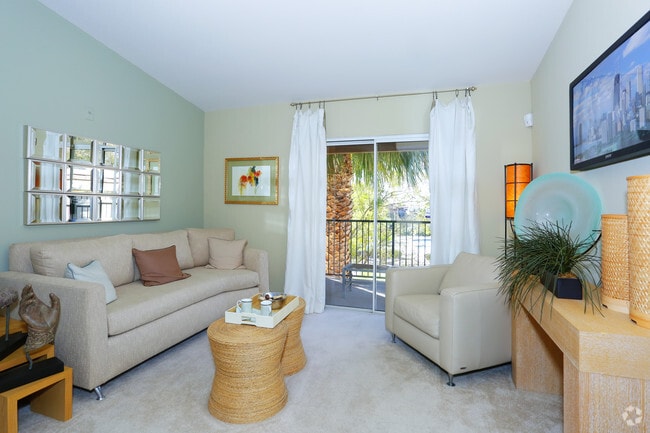 1BR, 1BA - The Pueblo Living Room