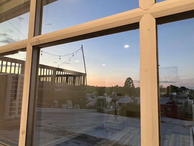 1 bedroom unit - view from bedroom - 1861 Mintwood Pl NW