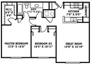 2BR/1BA