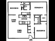 3BR/2BA