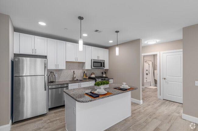 1 dormitorio, 1 baño - 703 pies cuadrados - Cocina - French Park Apartments