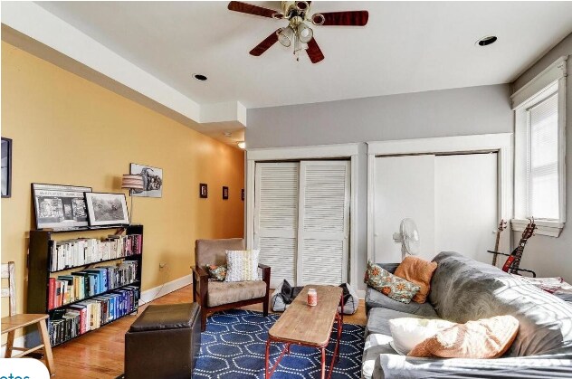 Sunny Living Room - 3002 11th St NW Unit Apt 2