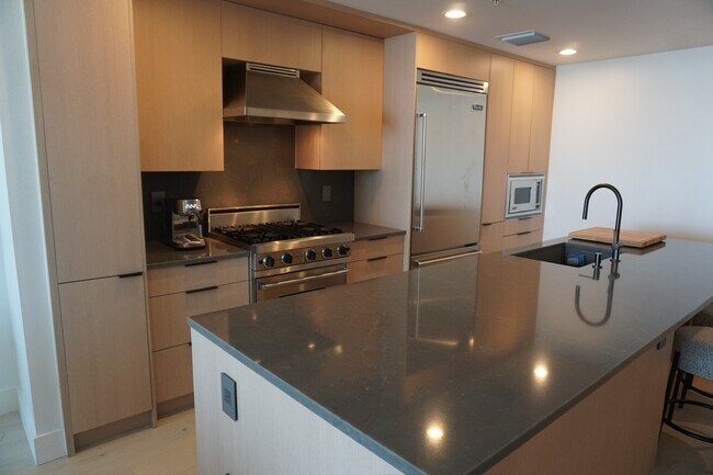 Designer Finishes, Quartz Countertop, Sink, Faucet, Garage Disposal. A Dream Kitchen. - 1208 E Kennedy Blvd Unidad Exclusive Designer Condo