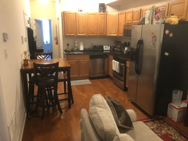 Unit 2 - Kitchen/Living Room - 1513 South St Unit 2