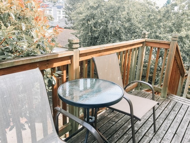 front deck - 3030 62nd Ave SW Unit Upper
