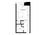 HS3 | Studio | 1 Bath floor plan Verra